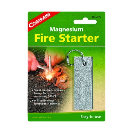 Coghlans Coghlan's Silver Fire Starter 5.875 in. H X 3/8 in. W X 3 in. L 1 pk 7870